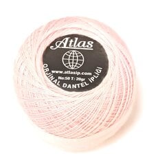 Нитки для вязания Atlas, цвет розовый 0080A цена и информация | Принадлежности для вязания | 220.lv