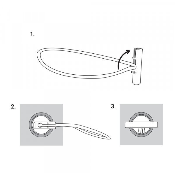 Elastīga gumija ar grozāmu T veida stieni Bungee Cord, 10 gab cena un informācija | Dārza instrumenti | 220.lv