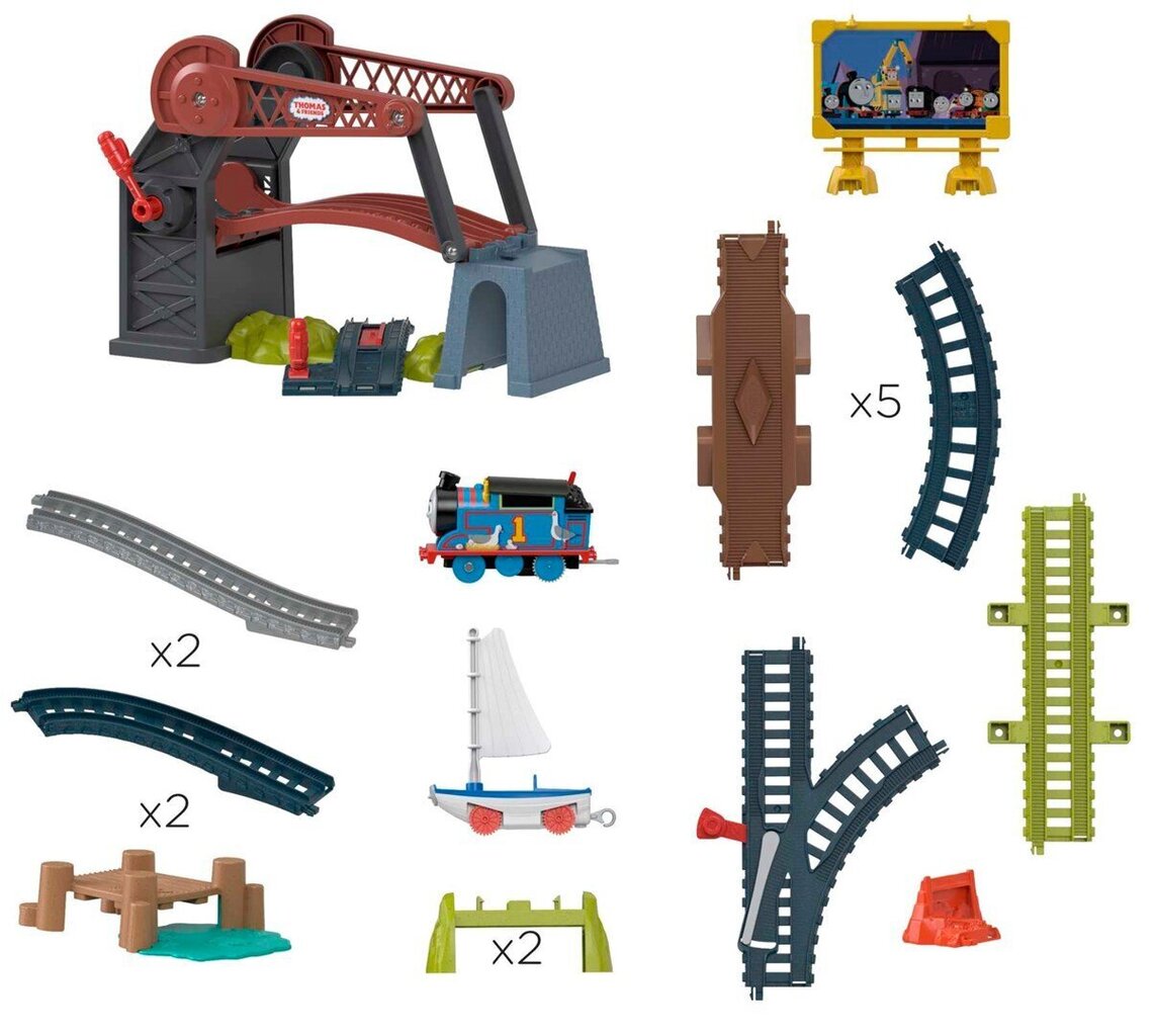 Motorizēts vilciens ar sliedēm Tom and Friends HGX65 цена и информация | Rotaļlietas zēniem | 220.lv
