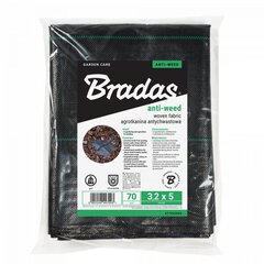 Pretzāles austs PP melns UV, 70g, 0,8 x 10m cena un informācija | Dārza instrumenti | 220.lv