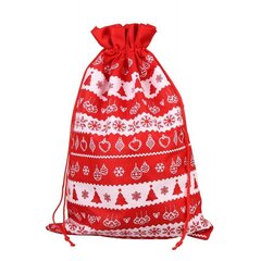 Dāvanu maisiņš džemperis sarkans 60X40 cm cena un informācija | Dāvanu saiņošanas materiāli | 220.lv