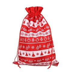 Dāvanu maisiņš džemperis sarkans 70X50 cm cena un informācija | Dāvanu saiņošanas materiāli | 220.lv