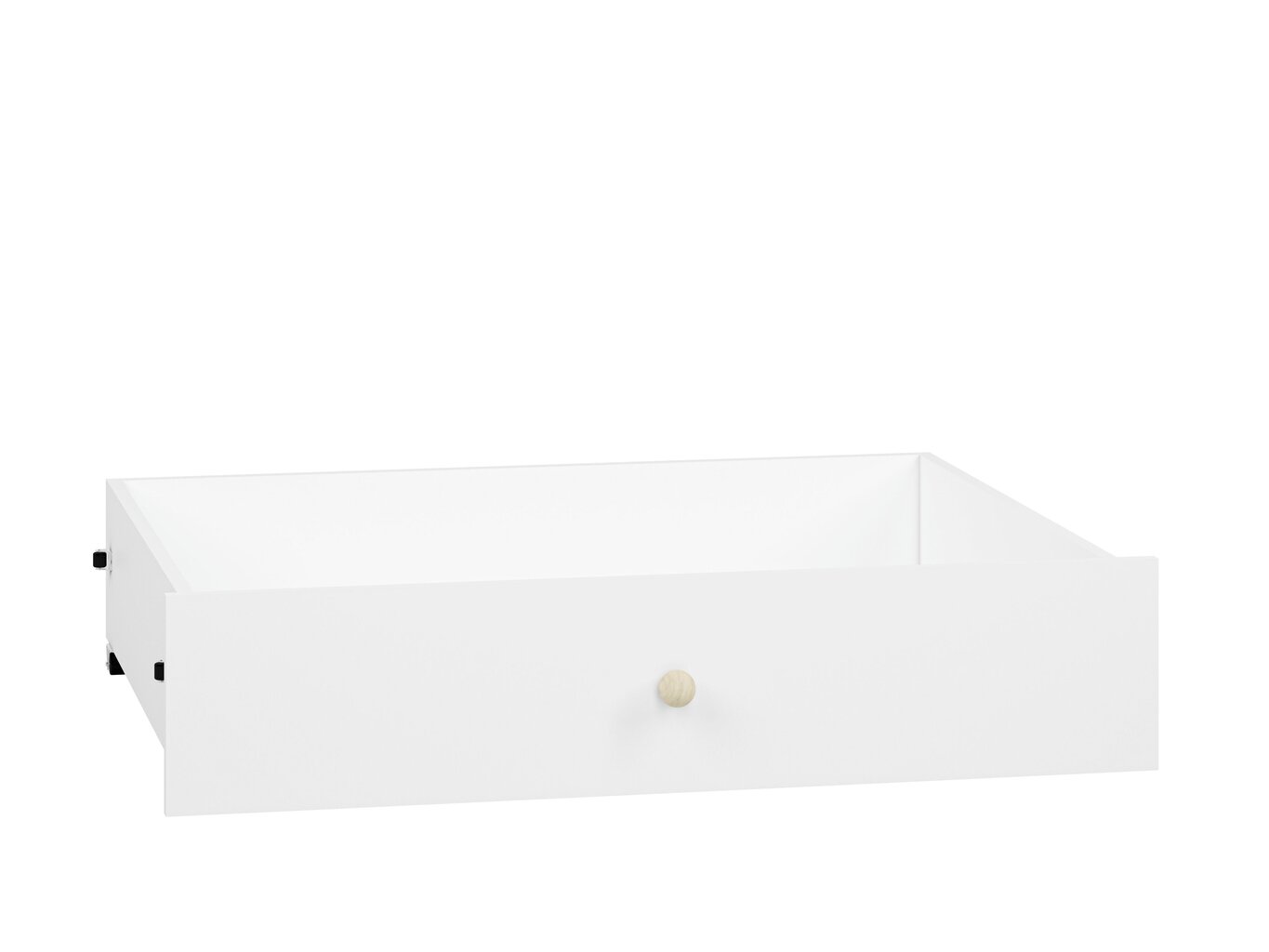 Atvilktne-gultas veļas kaste ML Meble Elmo 19, balta cena un informācija | Atvilktnes, veļas kastes | 220.lv