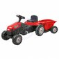 WOOPIE pedāļa traktors Farmer GoTrac MAXI ar piekabi ar klusiem riteņiem cena un informācija | Rotaļlietas zīdaiņiem | 220.lv