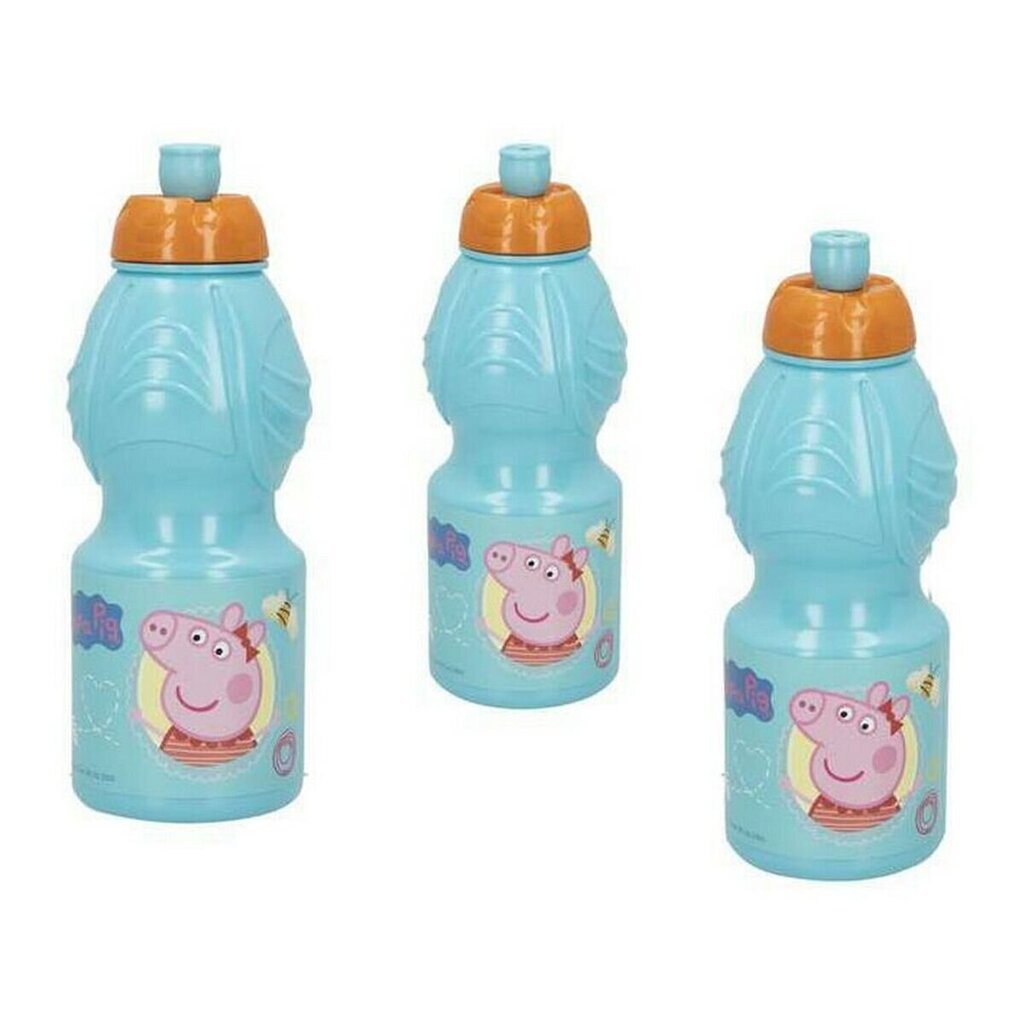 Ūdens pudele Sport Peppa Pig (400 ml) cena un informācija | Ūdens pudeles | 220.lv