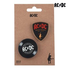 AC/DC broša 2 gab cena un informācija | Piespraudes, brošas | 220.lv