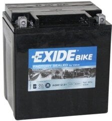 Exide motora akumulators 12V 30Ah AGM12-31 166x126x175-+ cena un informācija | Akumulatori | 220.lv