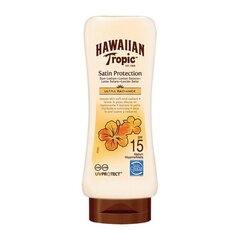 Sauļošanās losjons Satin Protection Ultra Radiance Hawaiian Tropic (180 ml) cena un informācija | Sauļošanās krēmi | 220.lv