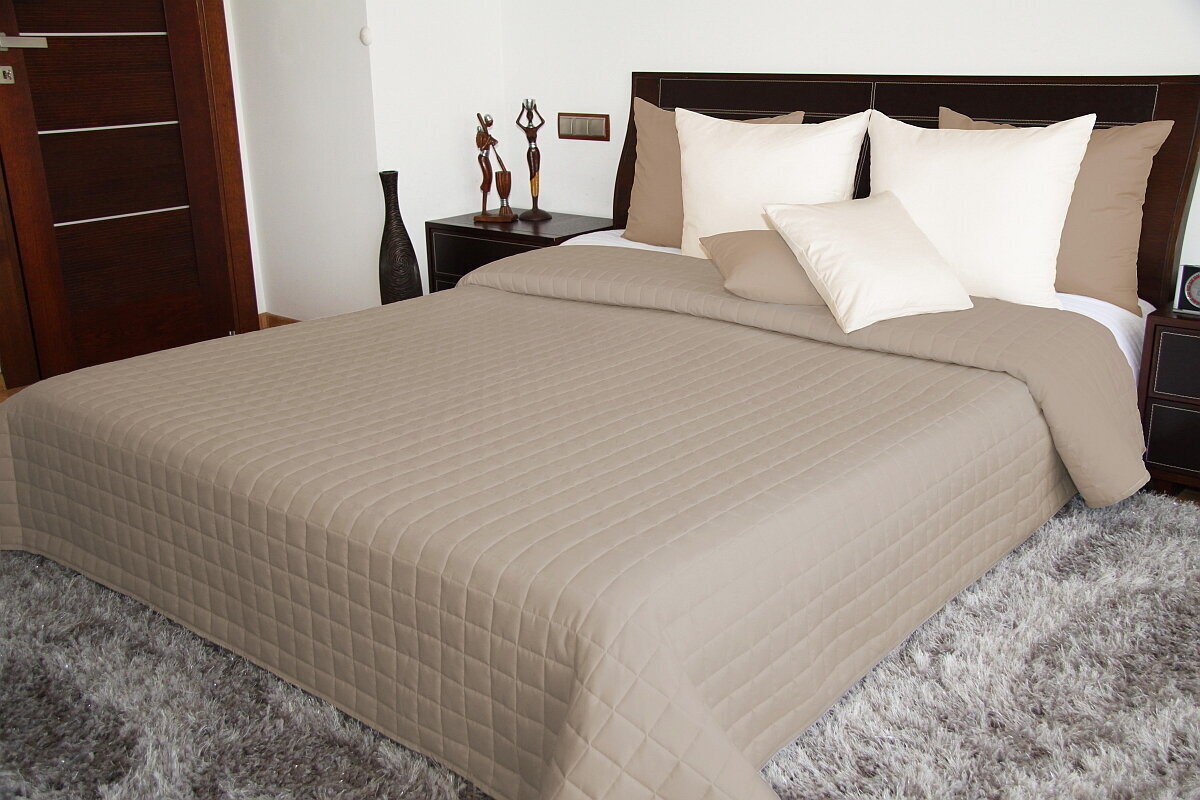 Divpusējs gultas pārklājs 150x210 cm цена и информация | Gultas pārklāji, pledi | 220.lv