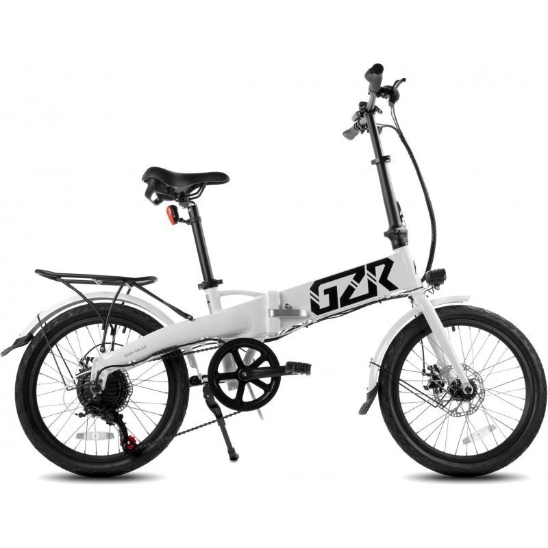 Elektriskais velosipēds GZR Pedelec Plus 20", balts cena un informācija | Elektrovelosipēdi | 220.lv