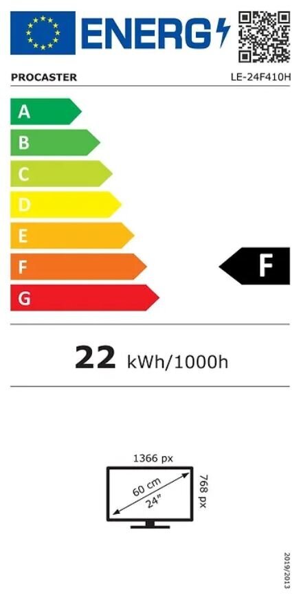 ProCaster LE-24F410H cena un informācija | Televizori | 220.lv