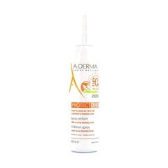 Защитный спрей от солнца для детей A-Derma Protect Kids SPF 50+ (200 ml) цена и информация | Кремы от загара | 220.lv