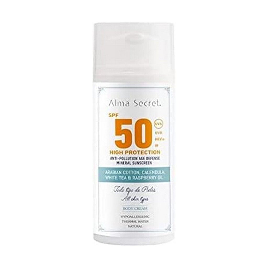 Saules bloķēšanas līdzeklis Alma Secret High Protection Krēmkrāsa SPF 50 (100 ml) cena un informācija | Sauļošanās krēmi | 220.lv