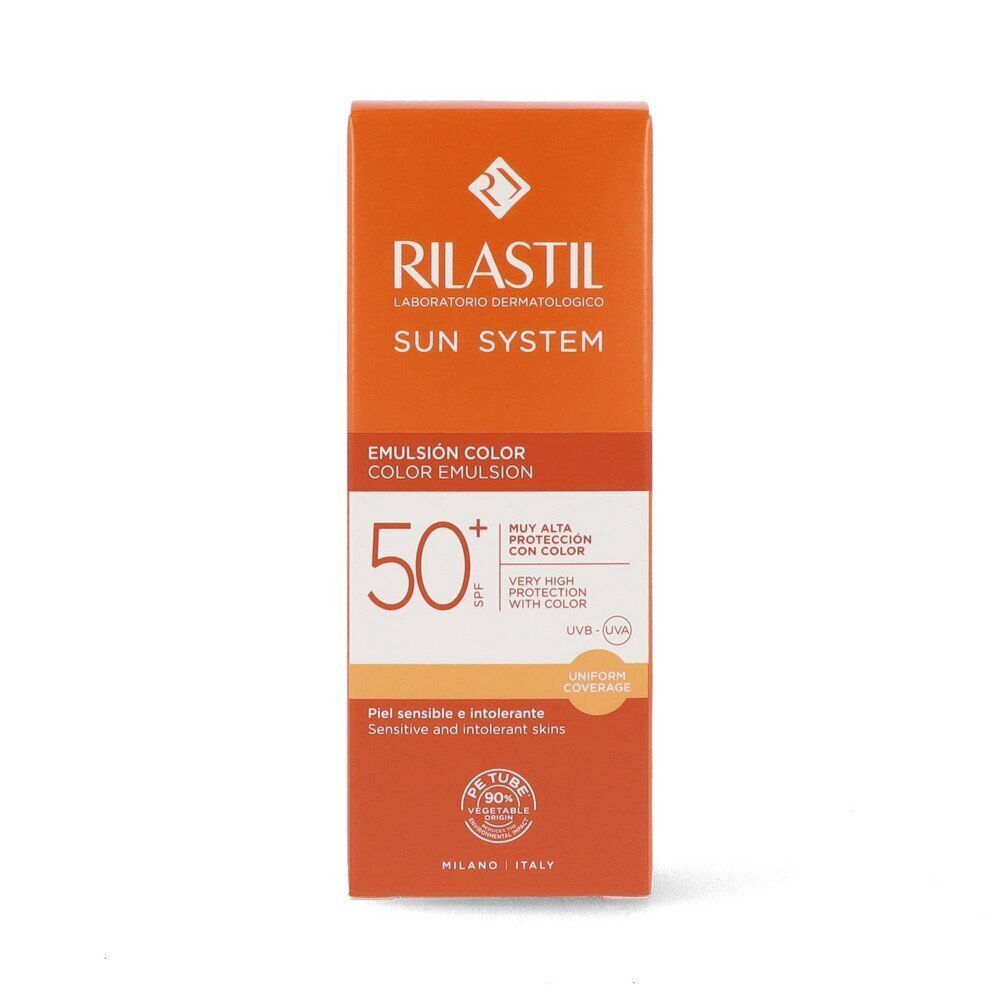 Tonējošs Līdzeklis Aizsardzībai pret Sauli Rilastil Sun System Spf 50+ (50 ml) цена и информация | Sauļošanās krēmi | 220.lv