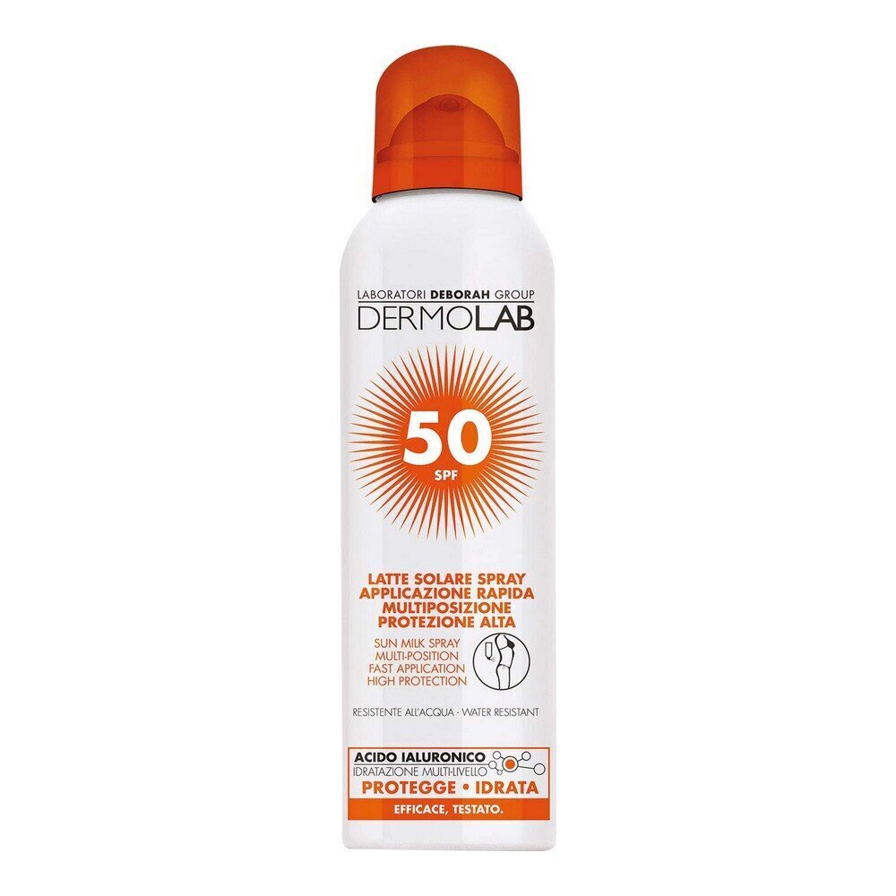 Pretapdeguma aerosols Dermolab Deborah Spf 50 (200 ml) cena un informācija | Sauļošanās krēmi | 220.lv