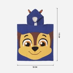 Пончо-полотенце с капюшоном The Paw Patrol Синий (50 x 115 cm) цена и информация | Полотенца | 220.lv