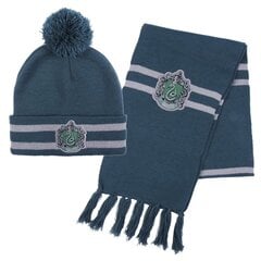 Harija Potera Slytherin ziemas komplekts šalle+cepure цена и информация | Шапки, перчатки, шарфы для мальчиков | 220.lv