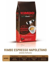 Кофейные зёрна Kimbo Espresso Napoletano, 1 кг цена и информация | Кофе, какао | 220.lv