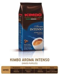 Kafijas pupiņas, Kimbo Aroma Intenso, 1 kg cena un informācija | Kafija, kakao | 220.lv
