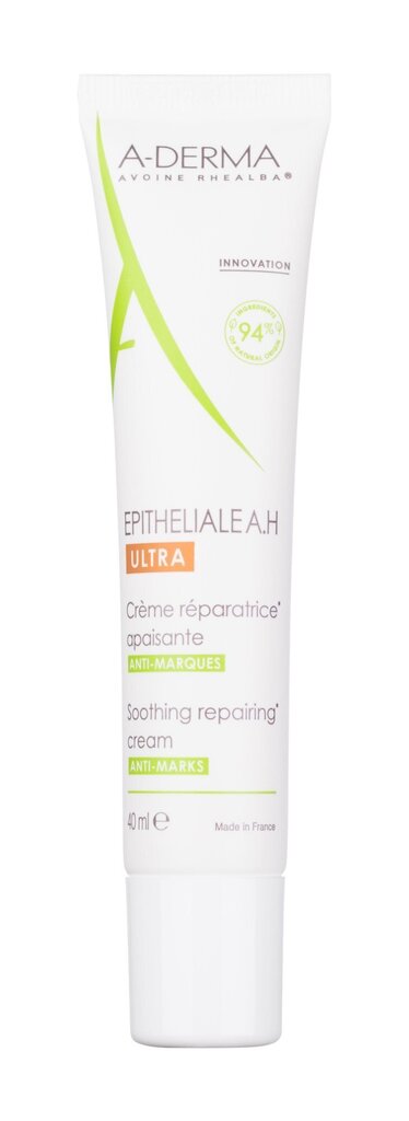 A-Derma Epitheliale A.H Ultra sejas krēms 40 ml cena un informācija | Sejas krēmi | 220.lv