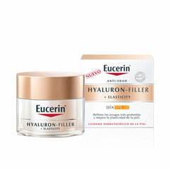 Дневной антивозрастной крем Eucerin Hyaluron Filler + Elasticity SPF 30 цена и информация | Наносите на чистую кожу лица. Подержите около 10-15 минут и смойте водой. | 220.lv