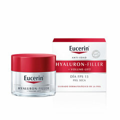 Дневной антивозрастной крем Eucerin Hyaluron Filler + Volume Lift, 50 мл цена и информация | Наносите на чистую кожу лица. Подержите около 10-15 минут и смойте водой. | 220.lv