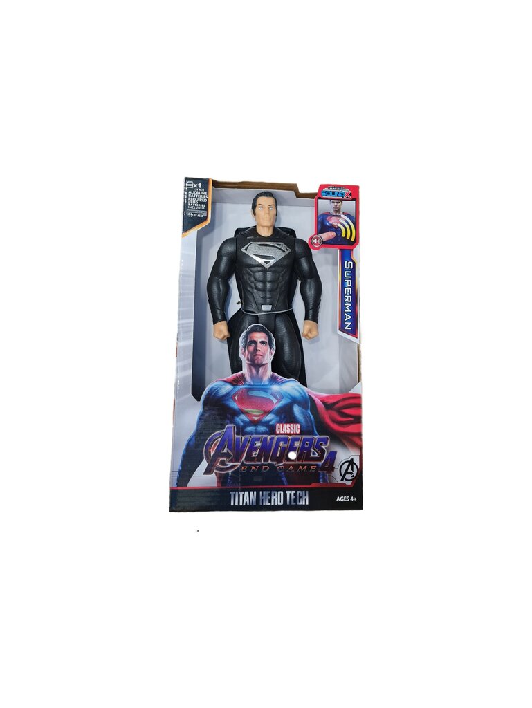 Atriebēju / avengers figūriņa - Superman / Supermens ar skaņām 28cm cena un informācija | Rotaļlietas zēniem | 220.lv