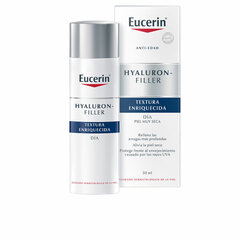 Дневной антивозрастной крем Eucerin Hyaluron-Filler цена и информация | Наносите на чистую кожу лица. Подержите около 10-15 минут и смойте водой. | 220.lv