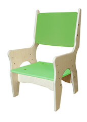 Regulējama augstuma krēsls "Betula green" цена и информация | Детские столы и стулья | 220.lv