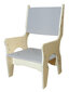 Regulējama augstuma krēsls "Betula grey" cena un informācija | Bērnu krēsliņi un bērnu galdiņi | 220.lv