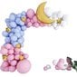 Macaron Rose Theme balonu komplekts (117 gab.) cena un informācija | Baloni | 220.lv