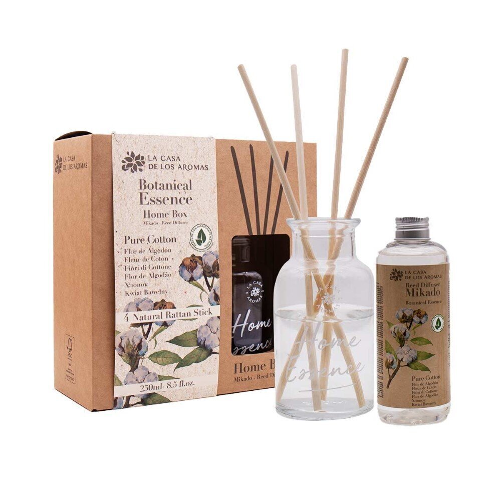 Aromātiskie Kociņi La Casa de los Aromas Botanical Essence Kokvilna (2 pcs) cena un informācija | Mājas aromāti | 220.lv