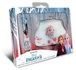 Цифровые часы Frozen + кошелек цена и информация | Аксессуары для детей | 220.lv