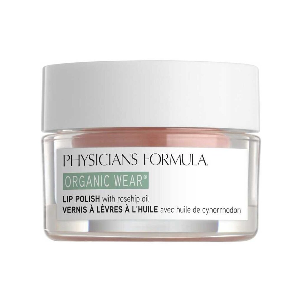 Physicians Formula Organic Wear® pīlinga lūpu spīdums, Rose cena un informācija | Lūpu krāsas, balzāmi, spīdumi, vazelīns | 220.lv