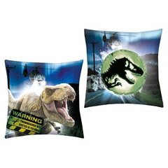 Jurrasic World spilvens 40x40cm cena un informācija | Spilveni | 220.lv