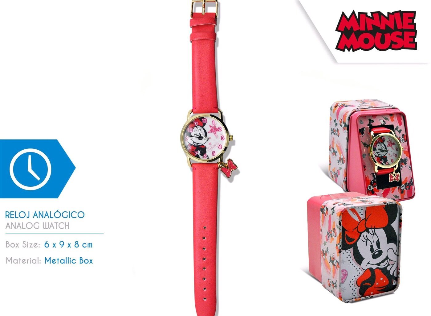 Mickey mouse analogais pulkstenis cena un informācija | Bērnu aksesuāri | 220.lv