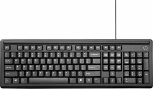 Клавиатура HP 100, черная цена и информация | Клавиатуры | 220.lv