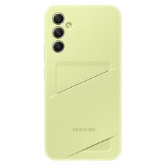 Чехол Card Slot Case для телефона Samsung Galaxy A34, желтый цена и информация | Чехлы для телефонов | 220.lv