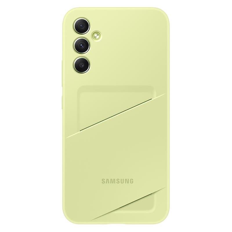 Vāciņš Card Slot Case piemērots Samsung Galaxy A34, Balts cena un informācija | Telefonu vāciņi, maciņi | 220.lv