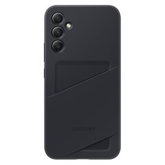 Чехол Card Slot Case для телефона Samsung Galaxy A34, черный цена и информация | Чехлы для телефонов | 220.lv
