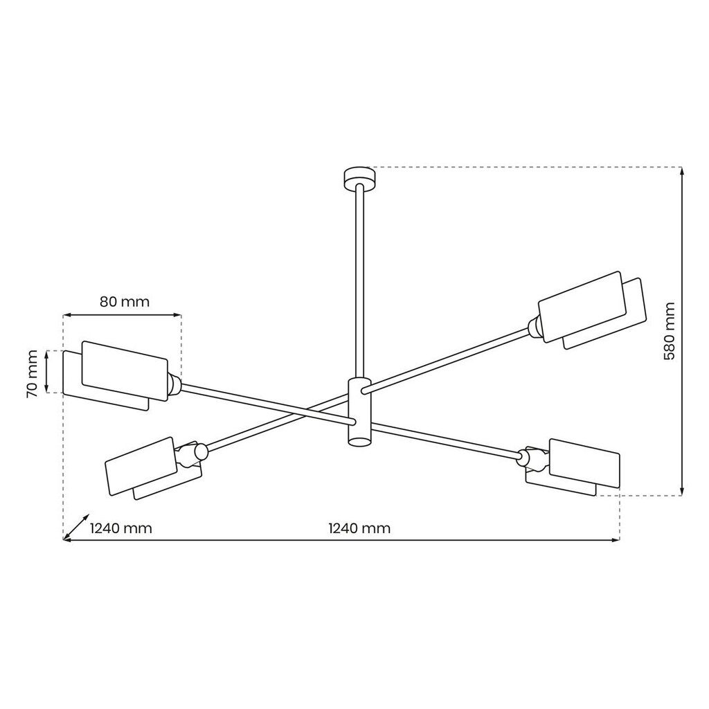 Eko-Light piekaramā lampa Astra цена и информация | Lustras | 220.lv