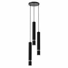 подвесной светильник joker 3xgu10, черный цена и информация | Люстры | 220.lv