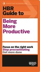 HBR Guide to Being More Productive (HBR Guide Series) cena un informācija | Ekonomikas grāmatas | 220.lv