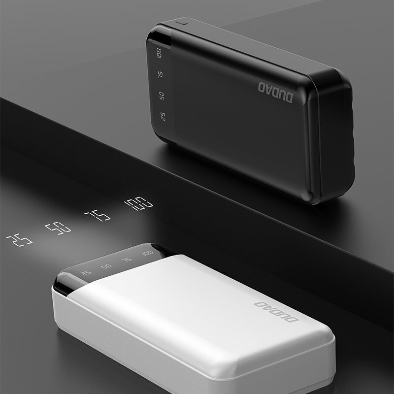 Lādētājs-akumulators (Power bank) Dudao, 30000 mAh, melna 