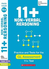 11plus Non-verbal Reasoning Practice and Test for the GL Assessment Ages 10-11 cena un informācija | Grāmatas pusaudžiem un jauniešiem | 220.lv