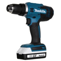 Аккумуляторная дрель Makita DF488DWE. цена и информация | Шуруповерты, дрели | 220.lv