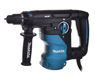 MAKITA HR3011FCJ rotary hammer SDS-Plus 3,9J 1050W AVT MAKPAC Black, Blue цена и информация | Перфораторы | 220.lv