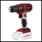 Skrūvgriezis Einhell TC-CD 18/35 Li - Solo 550 RPM 970 g Melns, Sarkans цена и информация | Skrūvgrieži, urbjmašīnas | 220.lv