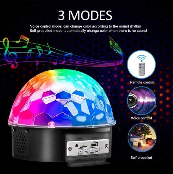 LED projektors ar MP3 atskaņotāju un Bluetooth цена и информация | Svētku dekorācijas | 220.lv