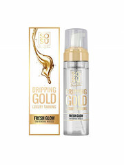 Пенка для тела SoSu Dripping Gold Fresh Glow для снятия загара, 150 мл цена и информация | Кремы, лосьоны для тела | 220.lv